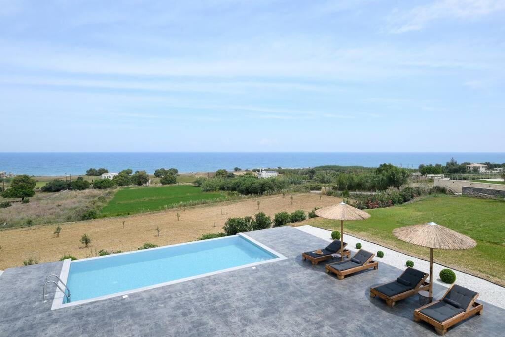 Blue Harmony Villa Dhrámia Dış mekan fotoğraf