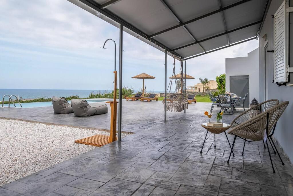 Blue Harmony Villa Dhrámia Dış mekan fotoğraf