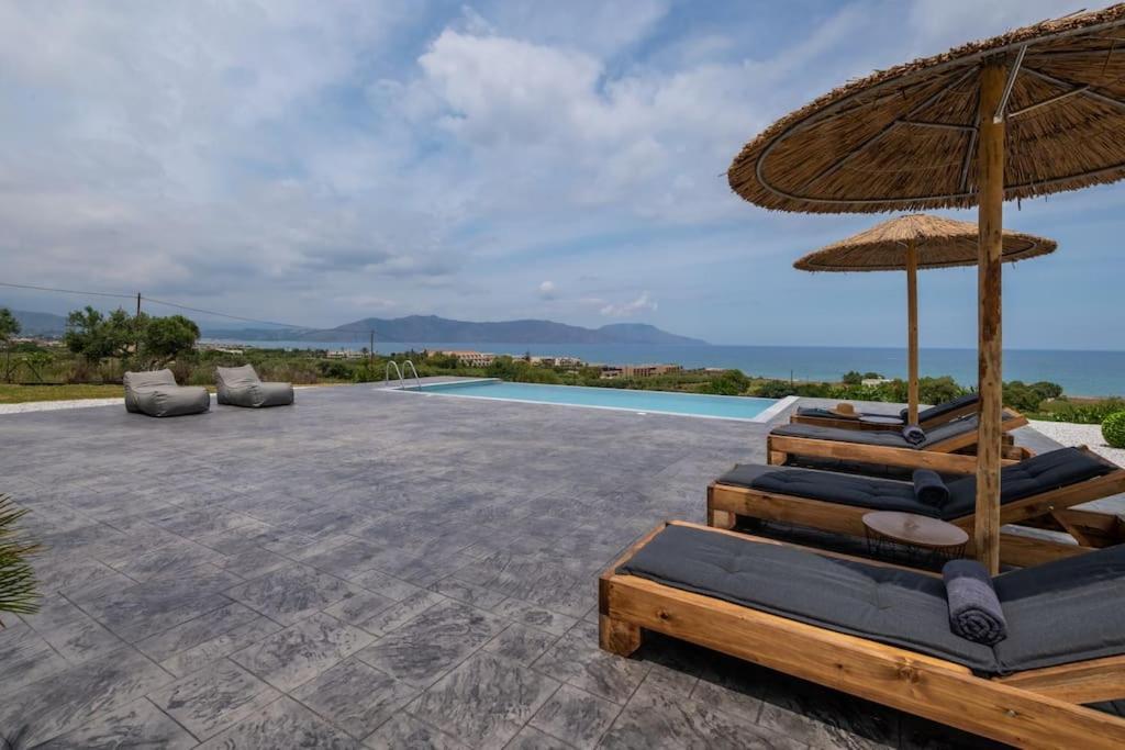 Blue Harmony Villa Dhrámia Dış mekan fotoğraf
