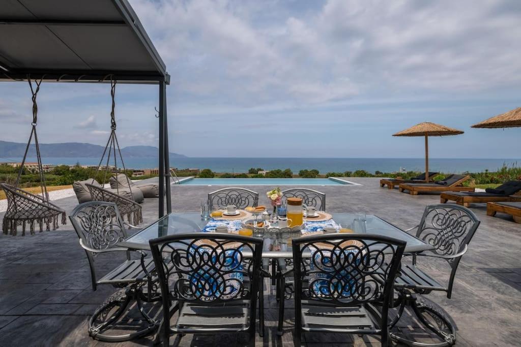 Blue Harmony Villa Dhrámia Dış mekan fotoğraf