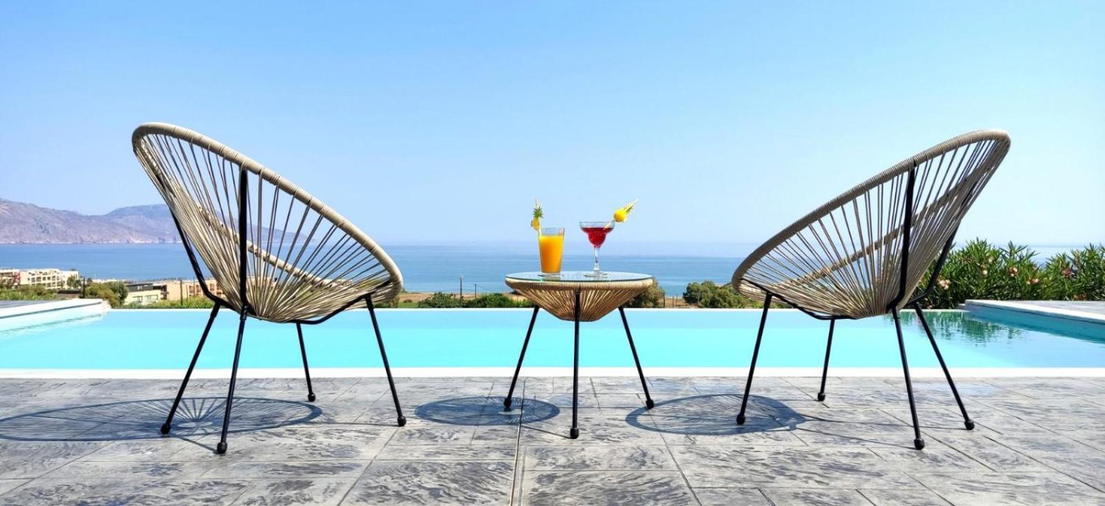 Blue Harmony Villa Dhrámia Dış mekan fotoğraf