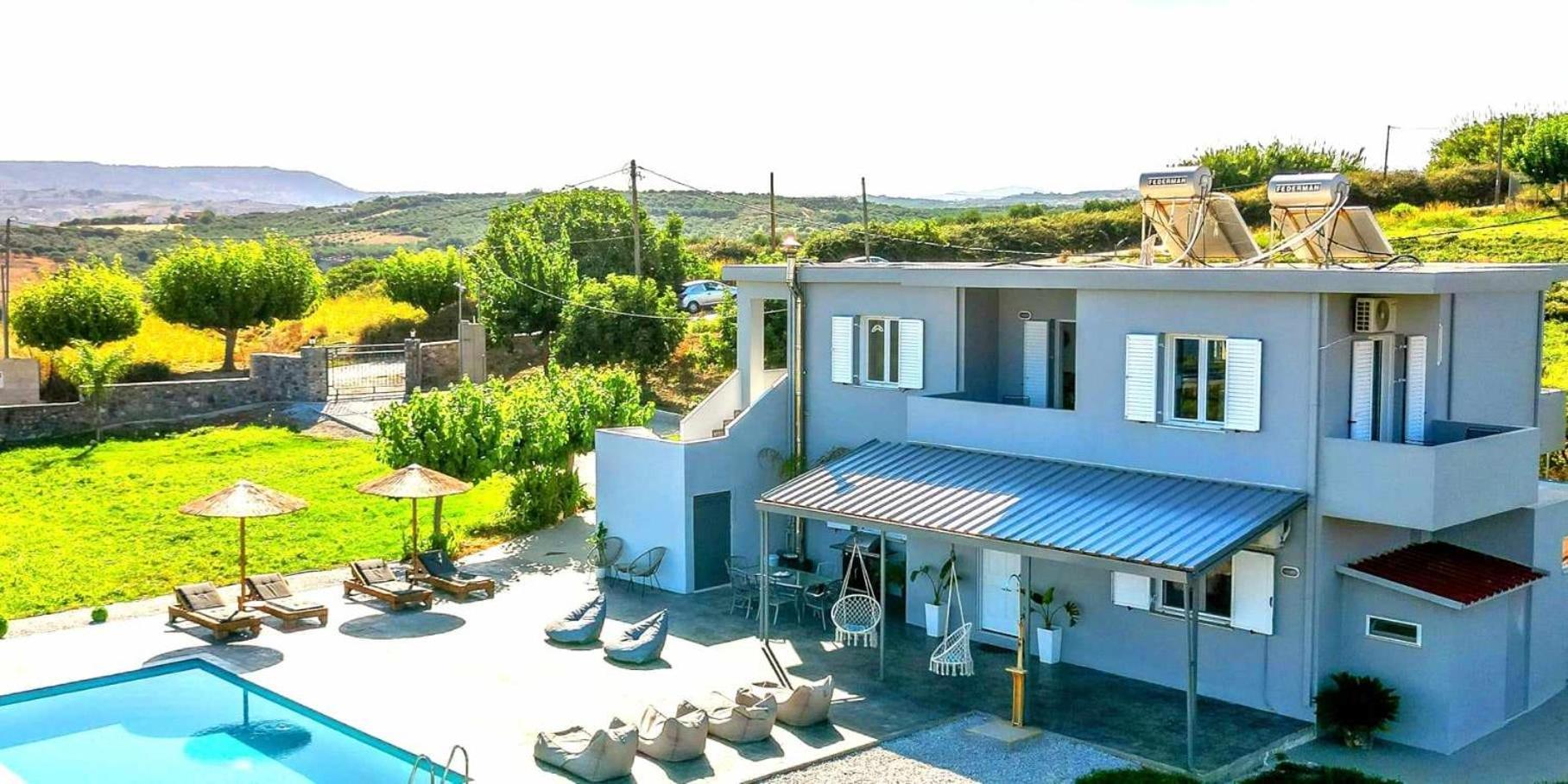 Blue Harmony Villa Dhrámia Dış mekan fotoğraf