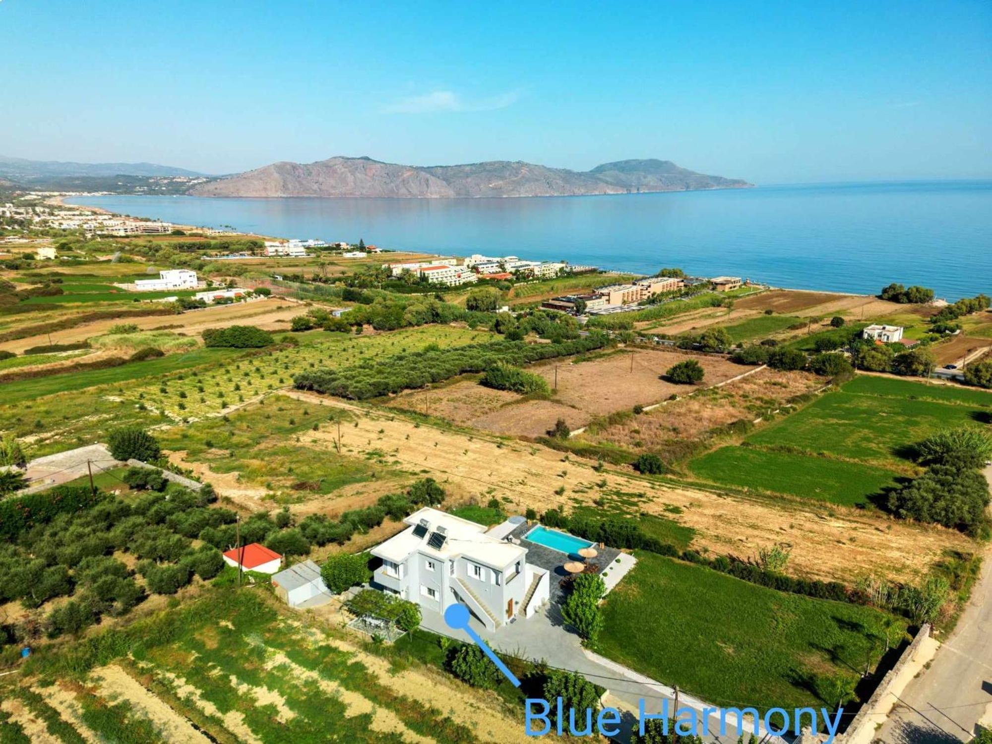 Blue Harmony Villa Dhrámia Dış mekan fotoğraf